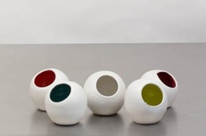 Porcelain Salt Cellar Pods, sold out at the Renegade Craft Fair